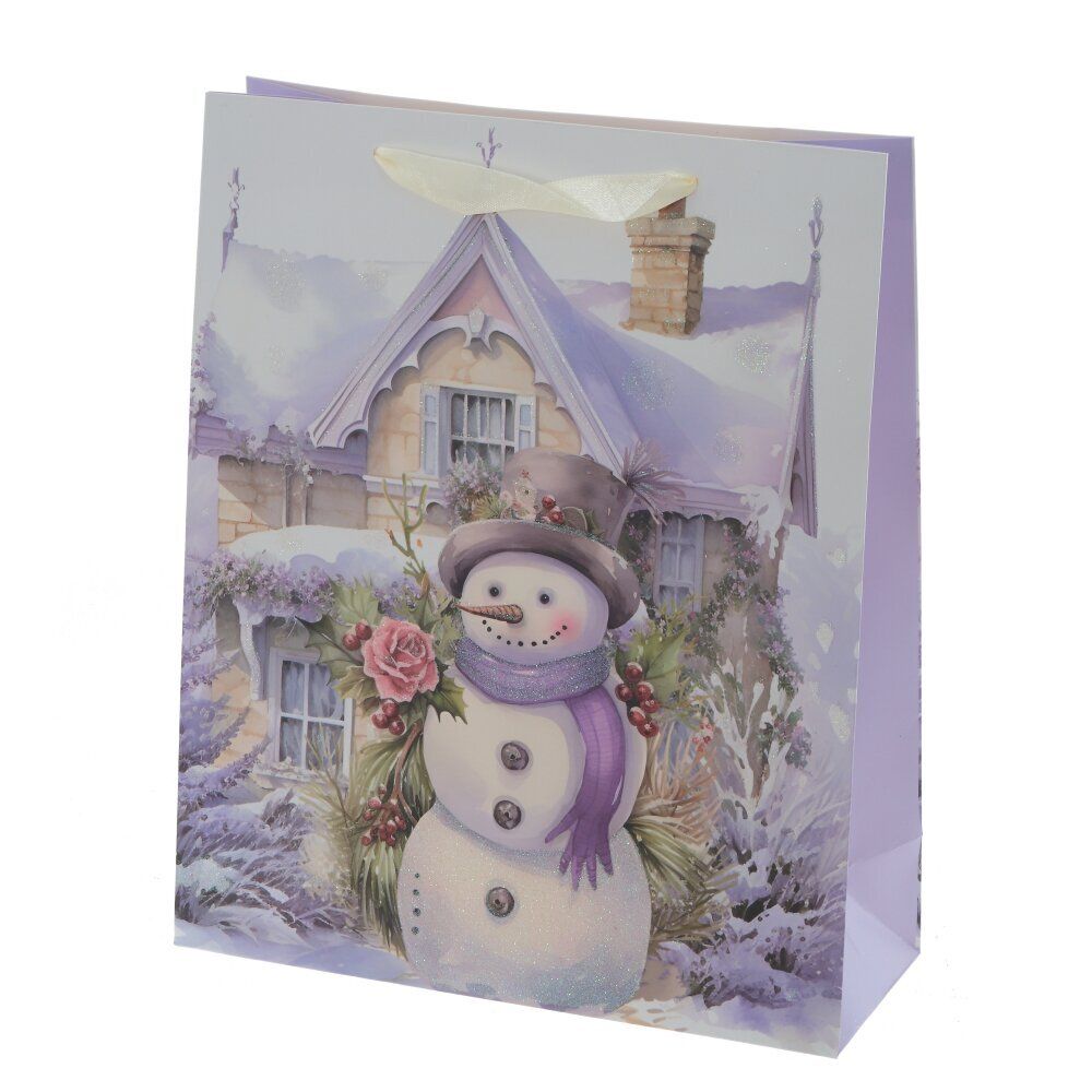 GAEM Пакет подарочный (бумага 210г/м2, блок микс 12шт), L26 W10 H32 см, 4в.