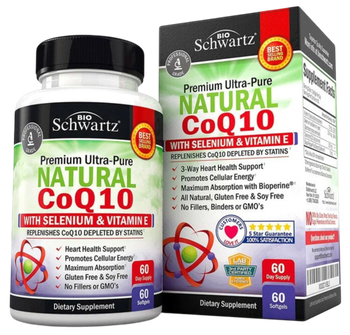 Bio Schwartz CoQ10 200 mg 60 soft, Коэнзим Ку10