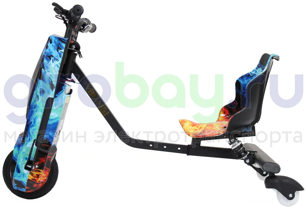 Электро Дрифт-карт IKINGI Drift Cart P2 250W (36V/4.4Ah) - Огонь и Лёд фото №5