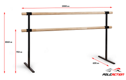 2-х уровневый мобильный (переносной) хореографический станок «Eco»