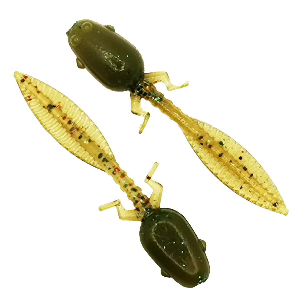 10 шт 5 см Силиконовая приманка креатура головастик слаг RuBaits Tadpole Рыболовная приманка для рыбалки на окуня на щуку на форель на судака На спиннинг джиг микроджиг 0,9 гр.