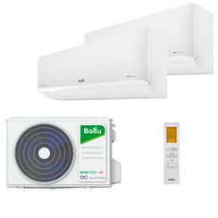 Мультисплит система на 2 комнаты Ballu BSYI-FM/in-09HN8_V1/EU x 2 / BM2OI-FM/out-18HN8_V1/EU