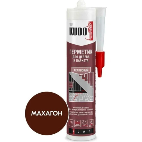 Герметик по дереву KUDO акрил. паркетный  Махагон  280мл / KSK-317