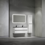 Тумба подвесная под раковину Sancos Urban белый глянец, 1190х450х550