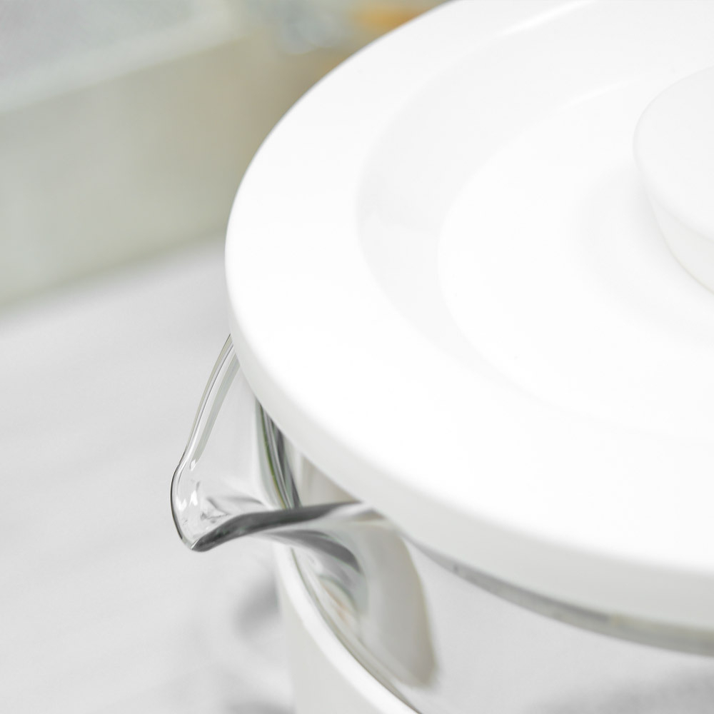 Чайник электрический 1,5л ENERGY E-256, стекло, белый