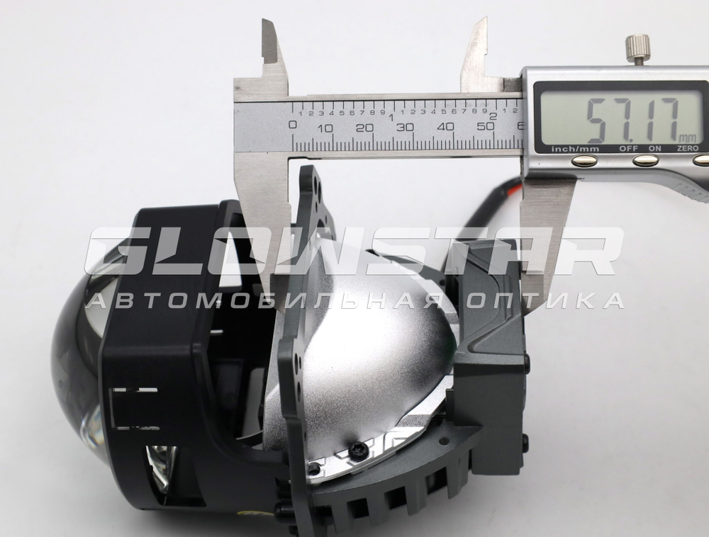 Билед модули Aozoom X9 (прямоугольные) 3.0 дюйма, 12V 52/57W, 4300/4600Lm (комплект, 2шт)