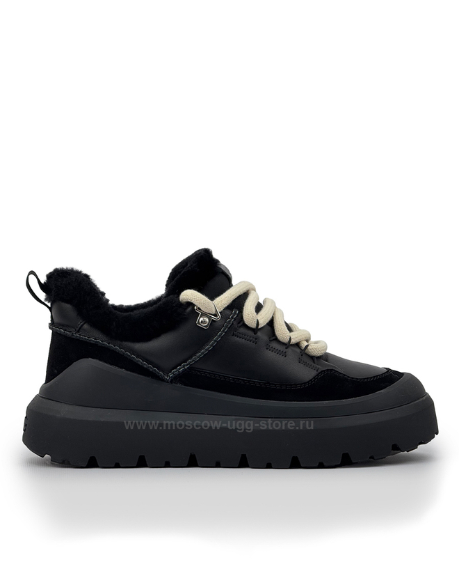 MENS HERITAGE UTILITY SNEAKER - Leather Black