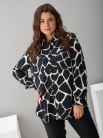 Рубашка Ртс-058/черныекамешки