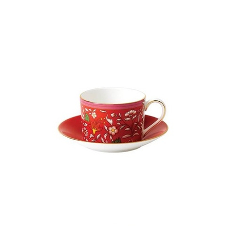 Wedgwood Чайная чашка Crimson Jewel Wonderlust с блюдцем 180 мл