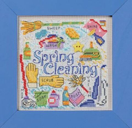 Набор для вышивания "Весенняя уборка", 13 х 13 см (10005030/250824/5076867/1_США)