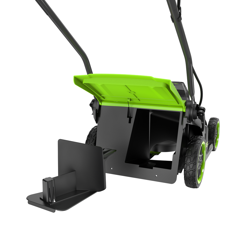 Газонокосилка аккумуляторная Greenworks GD24X2LM361, 2х24V, 36 см, бесщеточная, c 2хАКБ 4Ач и ЗУ