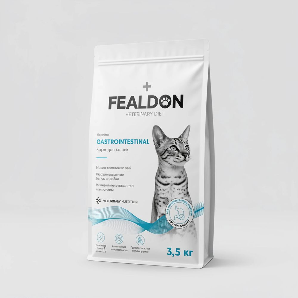 Сухой корм для кошек Fealdon GASTROINTESTINAL холистик