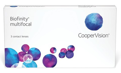 Ежемесячные мультифокальные контактные линзы Biofinity Multifocal (уп. 3 линзы)