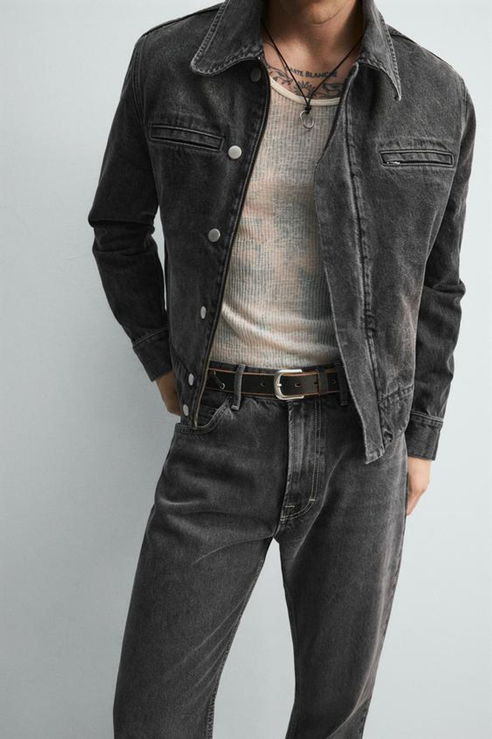 ZARA ДЖИНСЫ БУТКЭТ - LIMITED EDITION, ЧЕРНЫЙ