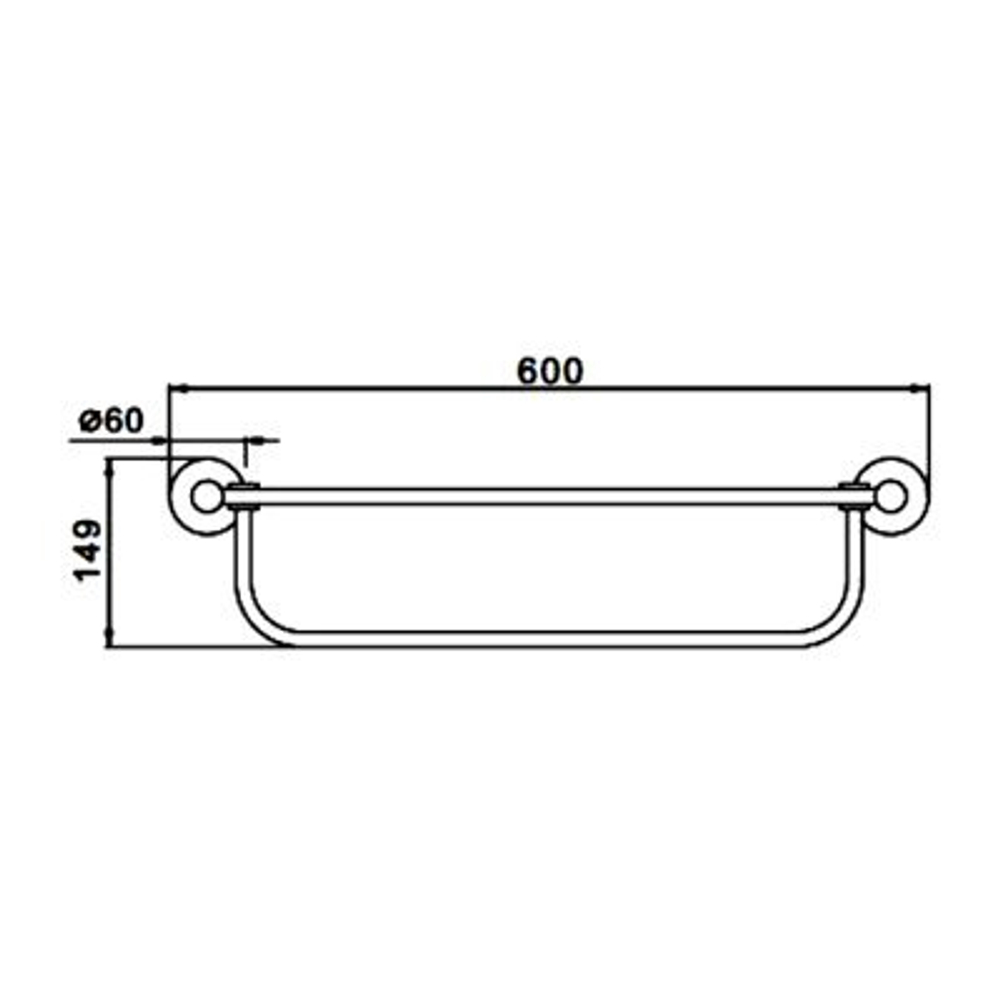 Полка FRAP с полотенцедержателем ЧЕРНЫЙ F30224
