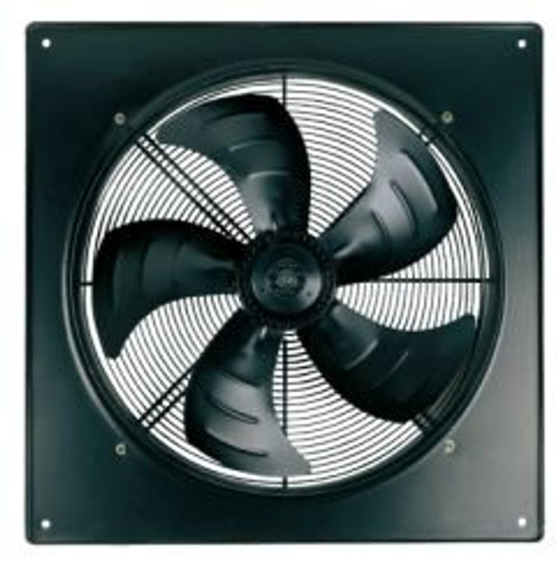 Вентилятор осевой YWF-4E-550-B с настенной панелью