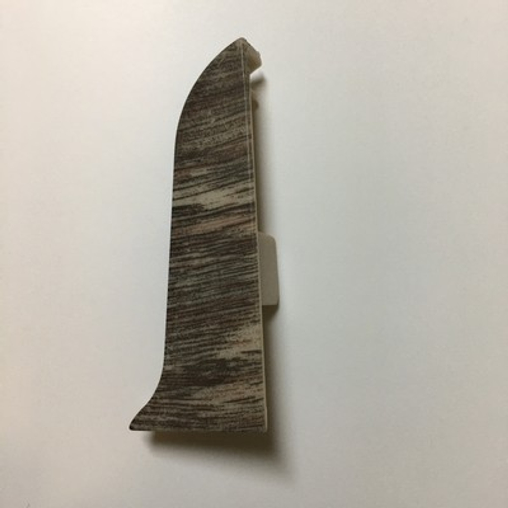 Заглушка правая к плинтусу  "LIDER-62" 457 Дуб традиционный