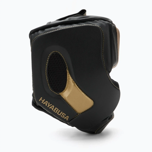Боксёрский шлем Hayabusa T3 Headgear black/gold