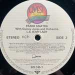 Frank Sinatra With Quincy Jones And Orchestra ‎– L.A. Is My Lady (Скандинавия 1984г.)