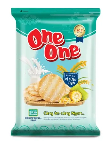 Рисовые крекеры со вкусом кукурузы и молока 120 г