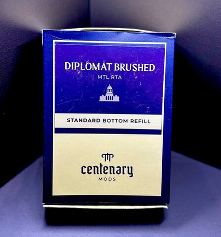 Diplomat Brushed Bundle Kit by Centenary Mods (Diplomat MTL RTA)