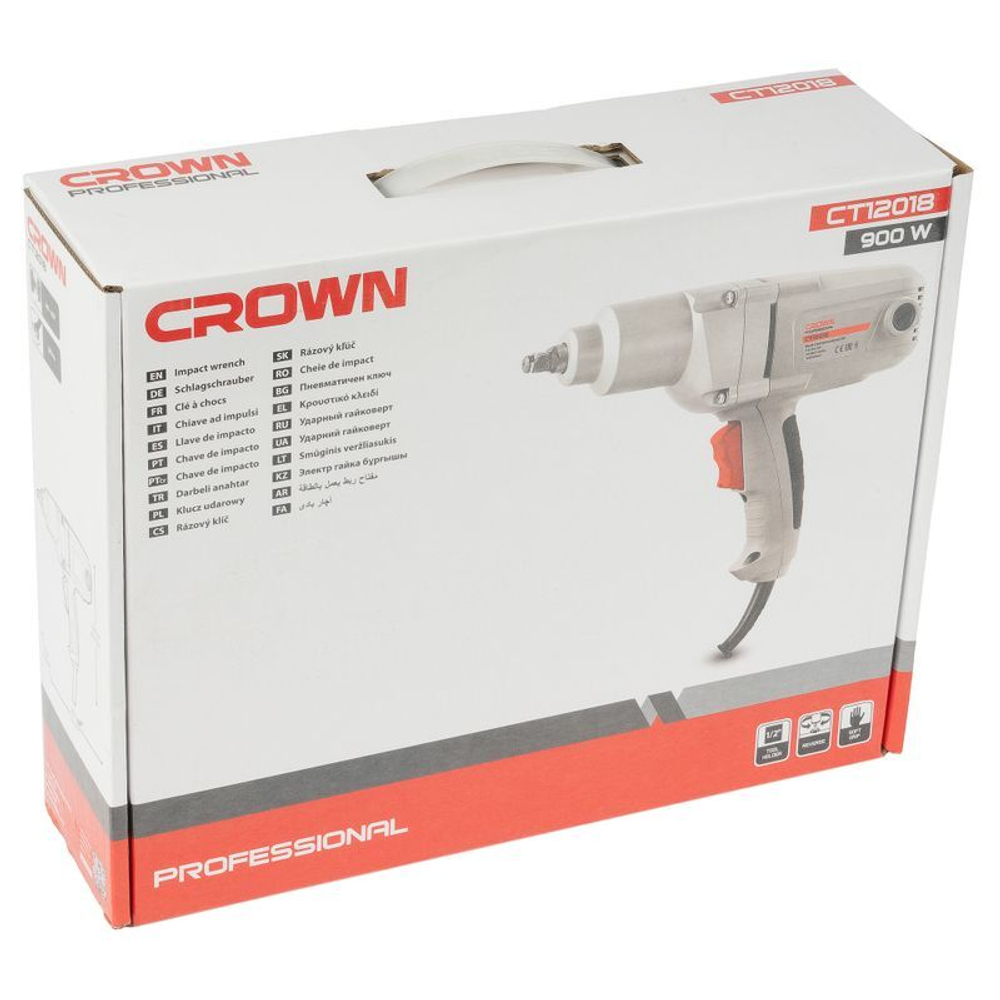 Гайковерт Crown CT12018 900 Вт