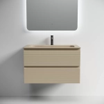 Тумба с раковиной Sancos FOLK FL80CP/CN7012MC 80 капучино