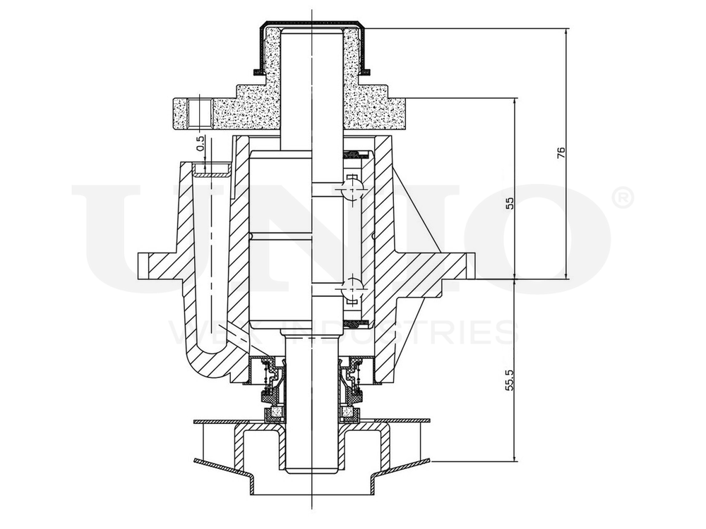 Помпа водяная UNIO WAP-10055