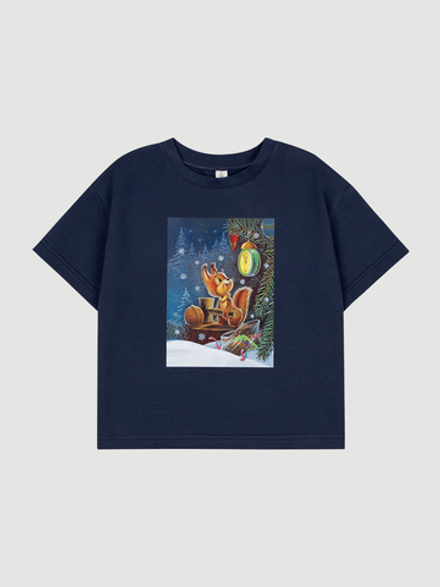 Футболка детская Mjölk х Зарубин Белочка