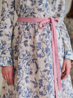 Платье с вшитой манишкой