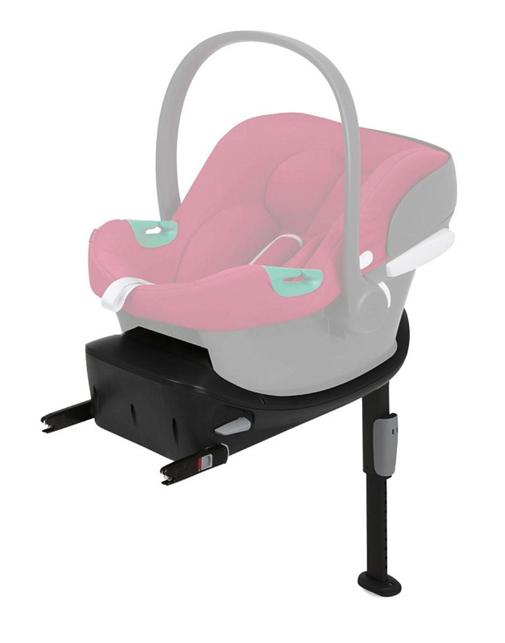 Автокресло Cybex Aton B2 i-Size с базой Base One Dynamic Red