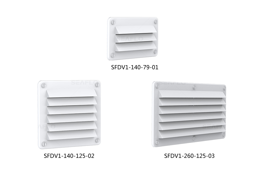 Вентиляционная решетка (264х126,5мм, АБС-пластик)