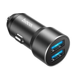 АЗУ на 2 USB Hoco DZ17 (Черный) Автомобильное зарядное устройство