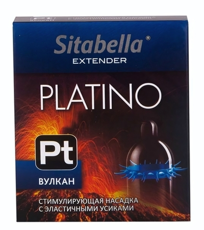 Стимулирующая насадка с усиками Platino Вулкан
