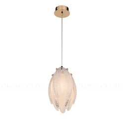 Подвесной светильник Cloyd FERNAN-B P1 / Ø15 см - золото (арт.11704)