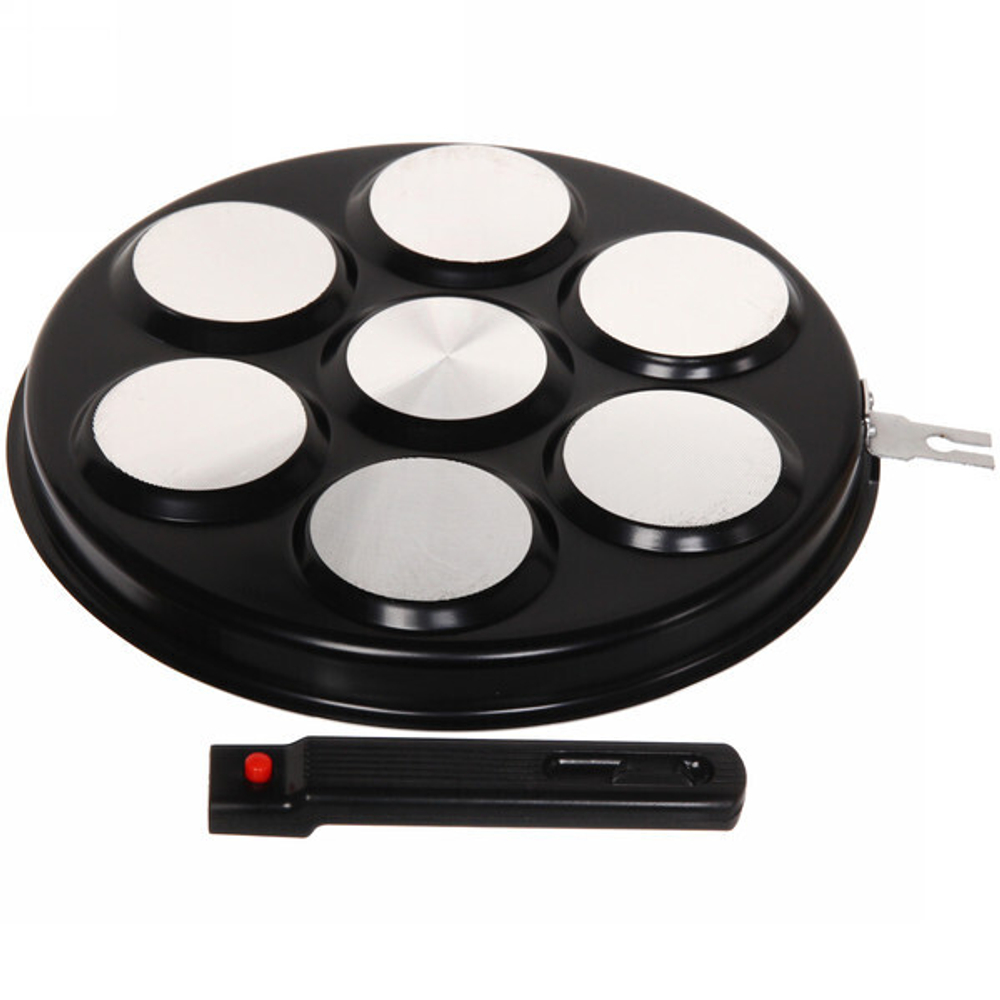 Сковорода «Мрамор» 28 см 7 секции, съемная ручка