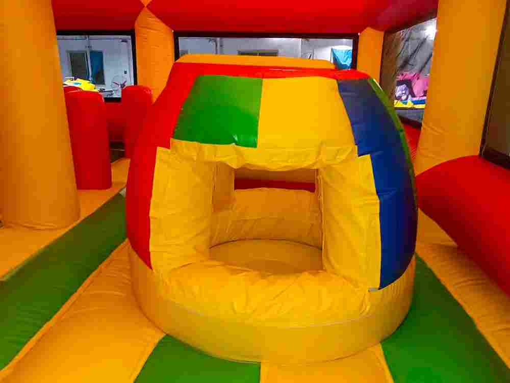 Коммерческий надувной батут «Спорткомплекс» с крышей, 7x7x4.5 м