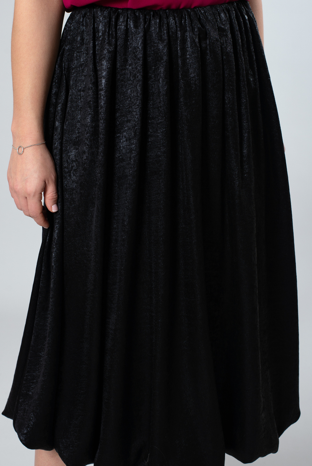 Юбка женская 4148АП, черный #182Чера014148АП