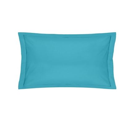 Наволочка 50х75 bleu canard перкаль Blanc des Vosges 50x75 Голубой