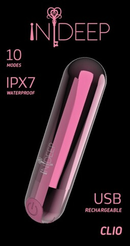 Перезаряжаемая вибропуля Indeep Clio Magenta 7705-02indeep