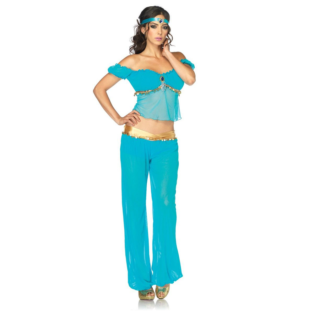 Костюм принцессы Востока (Размер: M) (Цвет: бирюзовый)
