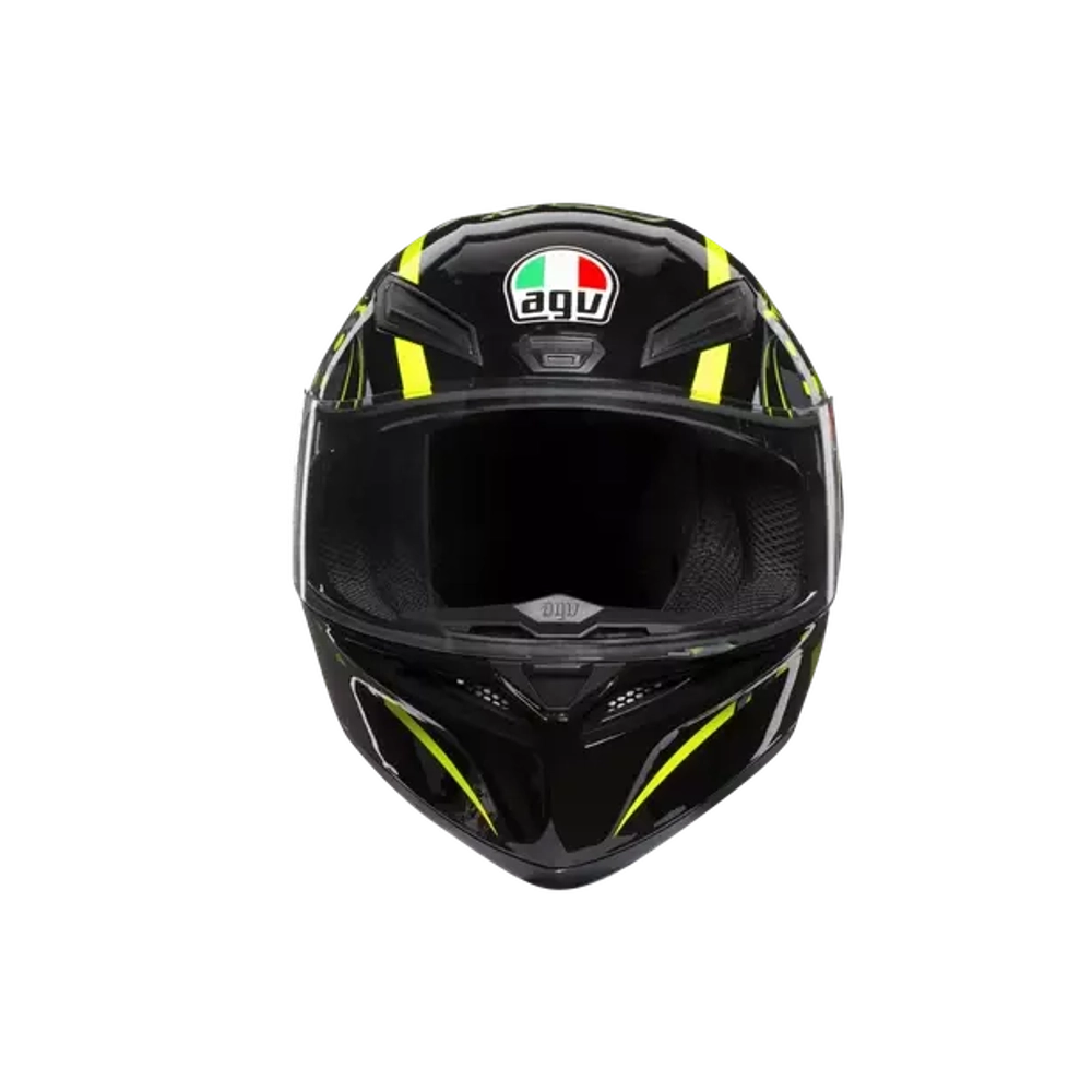 AGV K1 FLAVUM 46 Multi PLK Black/red