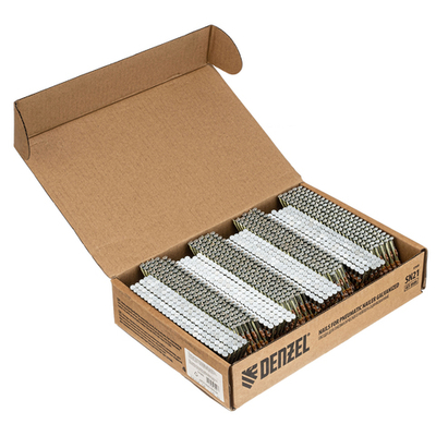 Гвозди для пнев. нейлера (оцинк.) длина - 65 мм, диам. - 2,9 мм, 2000 шт. Denzel