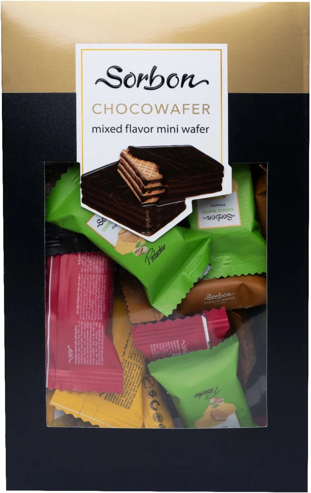 Мини-вафли хрустящие глазированные Сорбон Микс / Sorbon Mixed Flavor Mini Wafer 300г