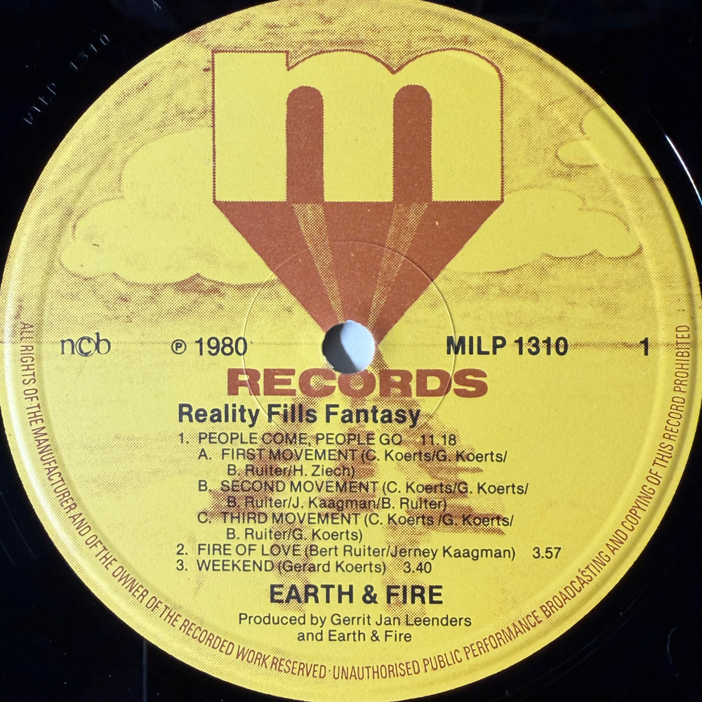 Earth & Fire ‎– Reality Fills Fantasy (Скандинавия 1980г.)