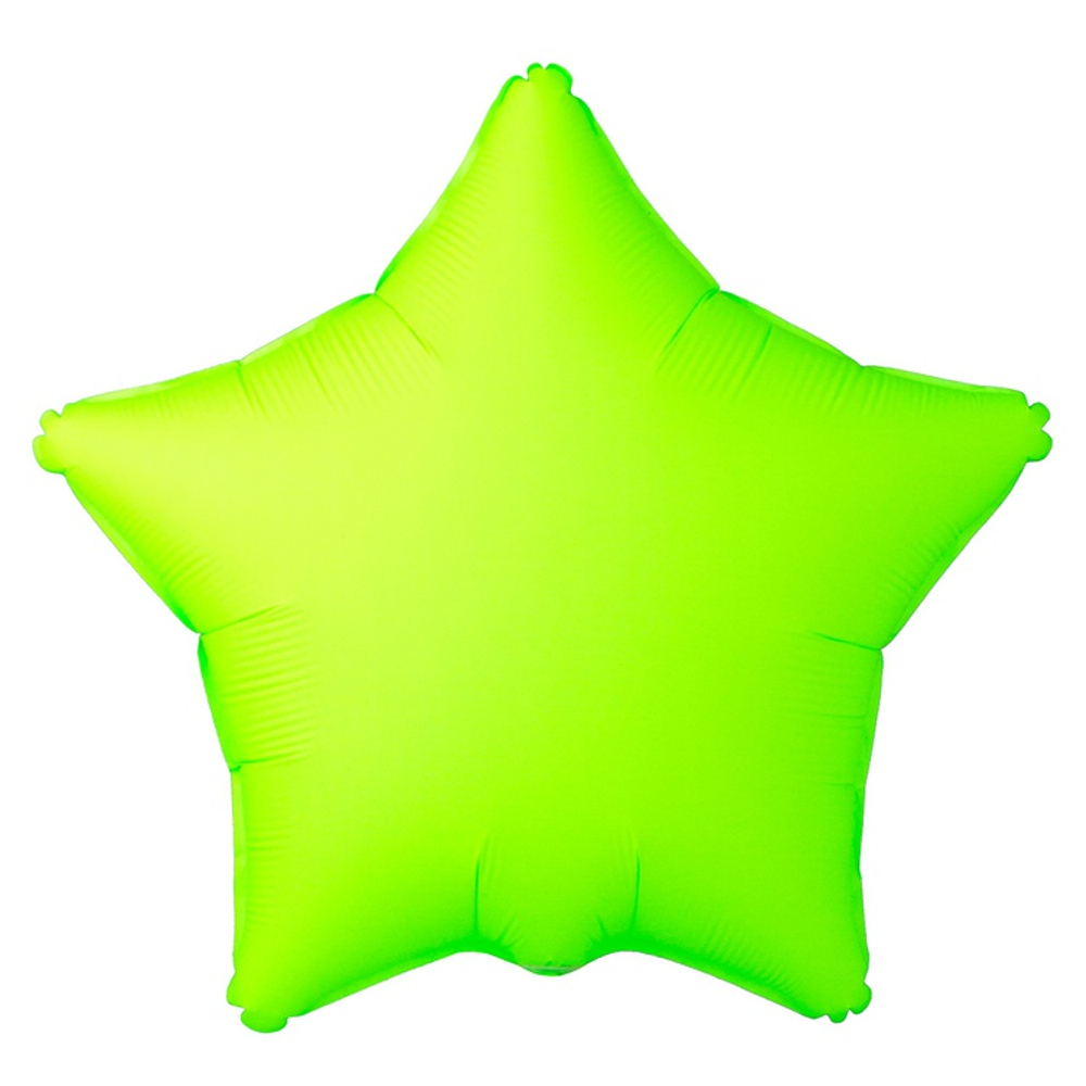 Шар фольгированный Звезда 46 см (Зеленый)
