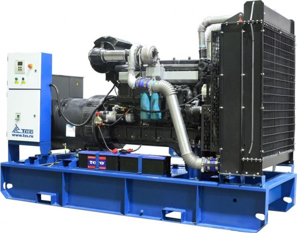 Электростанция дизельная ТСС АД-360С-Т400-1РМ16 (TTD 500TS) открытая 028265