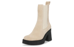 STEVE MADDEN Chelsea Boots Women"s Black/Sand