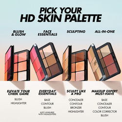 Make Up For Ever HD Skin Face Essentials Foundation & Blush Palette