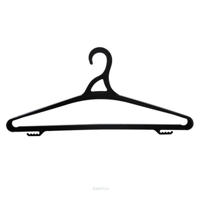 Вешалка для верхней одежды р 52-54 черная